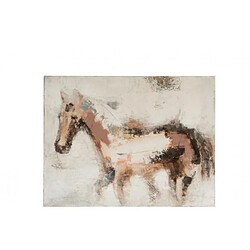 Dansmamaison Tableau Cheval Abstrait Canevas/Bois Mix