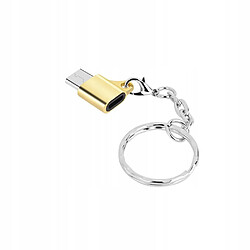 Avis GUPBOO Adaptateur Micro USB vers TYPE-C avec chaîne en or,JL1080