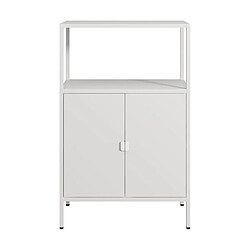 Avis Helloshop26 Armoire de bureau casier de bureau meuble de rangement pour salon bureau chambre atelier acier 110 x 70 x 40 cm gris clair 03_0006317