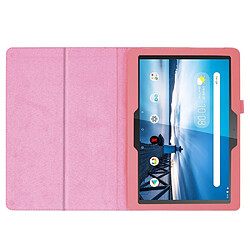 Avis Etui en PU support de litchi rose pour Lenovo Tab M10 TB-X605F