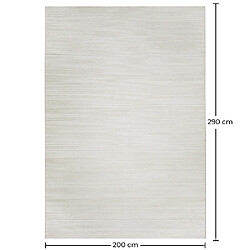 Acheter ICONIK INTERIOR Grand Tapis Design Contemporain et Moderne - Beige (290x200 cm) - Meryland Beige