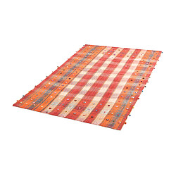 Vidal Tapis de laine 225x143 orange Jajim