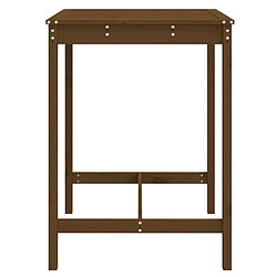 Maison Chic Table de jardin | Table d'extérieur marron miel 82,5x82,5x110 cm bois massif de pin -GKD15861 pas cher