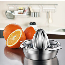 Avis Universal Presse-fruits manuels portables à base de citron et d'orange Accessoires de cuisine en acier inoxydable Outillage Jus de fruits manuels à base d'agrumes Fabricants(Argent)