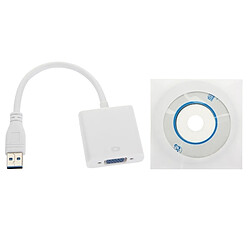 Acheter Wewoo Adaptateur Carte graphique externe vidéo de convertisseur d'adaptateur d'USB 3.0 vers VGA multi-affichage