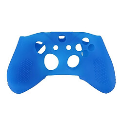 Wewoo Housse de protection pour manette de jeu en caoutchouc de silicone souple Joystick Accessoires Microsoft Xbox One S bleu