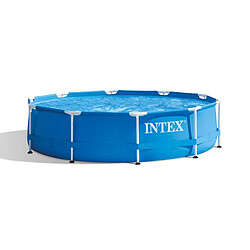 Piscine tubulaire ronde en kit intex - metal frame junior