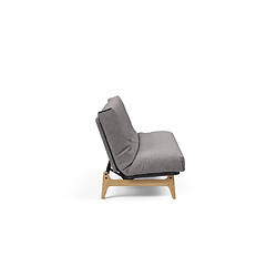 Inside 75 Canapé Lit ASLAK 120 Nordic Cover Soft Spring tissu 217 Gris Claire