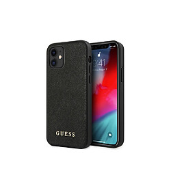 Guess Maroquinerie Guess Coque pour Apple iPhone 12 Mini Saffiano Noir