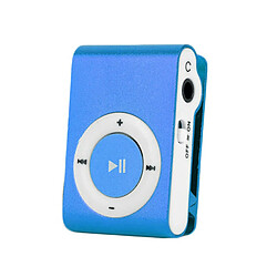 Universal (bleu) micro SD lecteur mp3 portable mini lecteur mp3 clip USB lecteur de musique micro carte SD