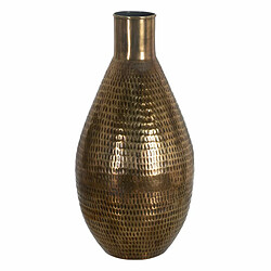 BigBuy Home Vase Bronze Doré Aluminium 32 x 32 x 62,5 cm