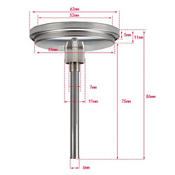 Acheter Outil de Thermostat de Fumeur de Gril de Barbecue de Jauge de Thermomètre de Température