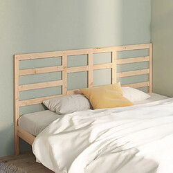 Avis Maison Chic Tête de lit scandinave,Meuble de chambre 206x4x104 cm Bois massif de pin -MN41831