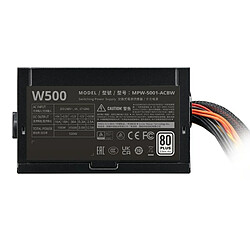 Acheter Cooler Master Ltd Bloc d'Alimentation Cooler Master MPW-5001-ACBW-BEU 500 W TÜV CE FCC Câblée ATX