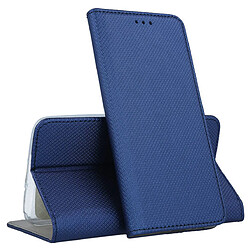 Htdmobiles Housse pour Realme C33 - etui coque pochette portefeuille + film ecran - BLEU MAGNET