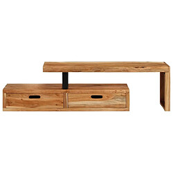 Maison Chic Meuble TV scandinave - Banc TV pour salon Bois d'acacia massif -MN65249