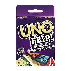 Mattel UNO - Flip Side - Jeu de Cartes Famille - Uno avec cartes reversibles