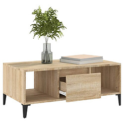 Acheter Maison Chic Table basse,Table Console Table d'appoint, Table pour salon Chêne sonoma 90x50x36,5 cm Bois d'ingénierie -MN10448