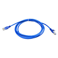 Câble CAT5e Ethernet Lan RJ45 Cordon De Brassage De Réseau Internet Routeur Bleu 1M pas cher