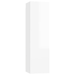 Avis vidaXL Ensemble de meuble TV 7 pcs Blanc brillant Bois d'ingénierie