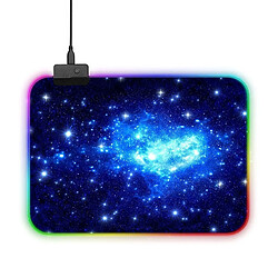 Wewoo Tapis de souris de illuminé par ordinateur Taille 350 x 250mm