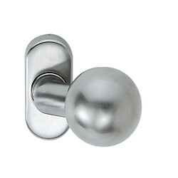 Poignée porte boule 2033/4010 Material Alu.F1 EDI