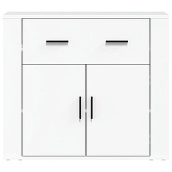 Avis Maison Chic Commode Buffet - Meuble de rangement Blanc 80x33x70 cm Bois d'ingénierie -GKD64796