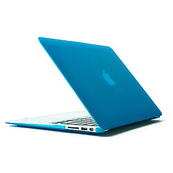 Wewoo Housse Étui bleu pour MacBook Air 11,6 pouces 4 en 1 Coque de protection en plastique dur givré avec protecteur d'écran et protège-clavier bouchons anti-poussière