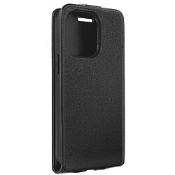 Avizar Étui pour iPhone 15 Pro Clapet Vertical avec Porte-carte Noir