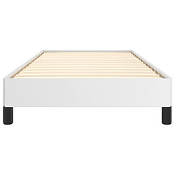 Acheter vidaXL Cadre de lit sans matelas blanc 80x200 cm similicuir