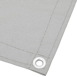 Avis vidaXL Écran de balcon gris clair 120x400 cm 100% polyester oxford