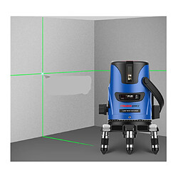 YP Select Mettez en surbrillance le laser vert vertical et horizontal croisé Level360 rotatif avec 5 faisceaux