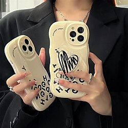 Avis GUPBOO Étui pour iPhone11ProMax Graffiti Love Bracket English Niche Phone Case Anti-chute