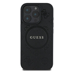 Guess Maroquinerie Guess Coque iPhone 16 Pro MagSafe - Noir