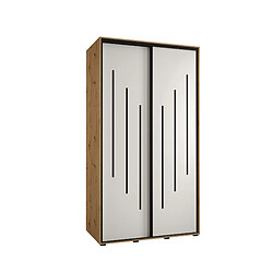 Abiks Meble Armoire DAVOS 8 À Portes Coulissantes 235,2/130/45 2 Portes