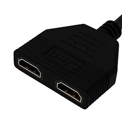 Avis Adaptateur multiports HDMI Mâle vers 2x ports HDMI Femelle LinQ Full HD Noir