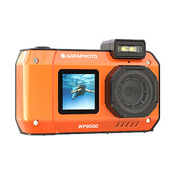 Agfa Photo AgfaPhoto Realishot WP9500 - Appareil Photo Numérique Waterproof, Étanche 7m, 24 MP, Zoom 18X, Vidéo 4K, Double Écran 2.9"/1.4" - Orange - Orange