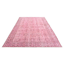 Avis Vidal Tapis de laine 302x208 Violet Ultra Vintage