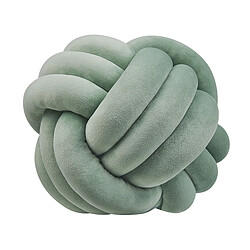 Beliani Coussin MALNI Velours 30 x 30 cm Unicolore Vert menthe