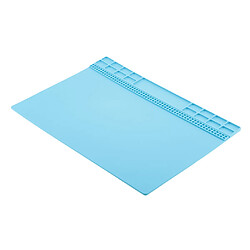 réparation de téléphone portable tapis isolation silicone pad plate-forme de maintenance bleu clair