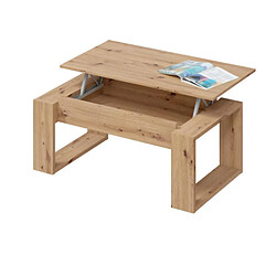 Avis Dansmamaison Table basse relevable Chêne - TOZA