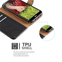 Cadorabo Coque LG G2 Etui en Noir pas cher