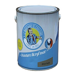 Peinture acrylique - Murs et plafonds - Mat - Brun Taupe - 2.5 L - ONIP