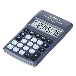 Avis Calculatrice de Poche DONAU Tech/K-DT2087-01 Fonction Racine à 8 Chiffres/ 180x90x19mm/ Couleur: Noir/Calculatrice avec Affichage à 8 Chiffres/Fonctionnement sur Piles/Design Compact