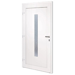 Acheter vidaXL Porte d'entrée anthracite 108x208 cm PVC