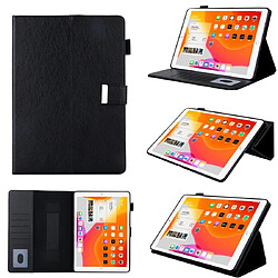 Wewoo Smart Cover Pour iPad mini 1/2/3/4/5 Etui à rabat horizontal en cuir de style commercial avec support et fente cartecadre photoportefeuille et dragonne et fonction veille et réveil Noir