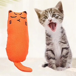 Meowfriend Cotton Cat Toy avec Mint Anti Chewing Toy avec Mignon Chat Taquin D’expression Faciale