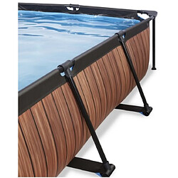 Avis EXIT Piscine 300x200x65cm 12v Wood Marron