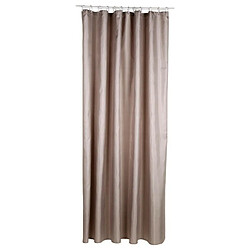 Rideau de Douche Polyester 180x200cm Taupe