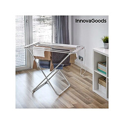 Étendoir à Linge Électrique Pliable InnovaGoods 100W Gris (6 Barres)